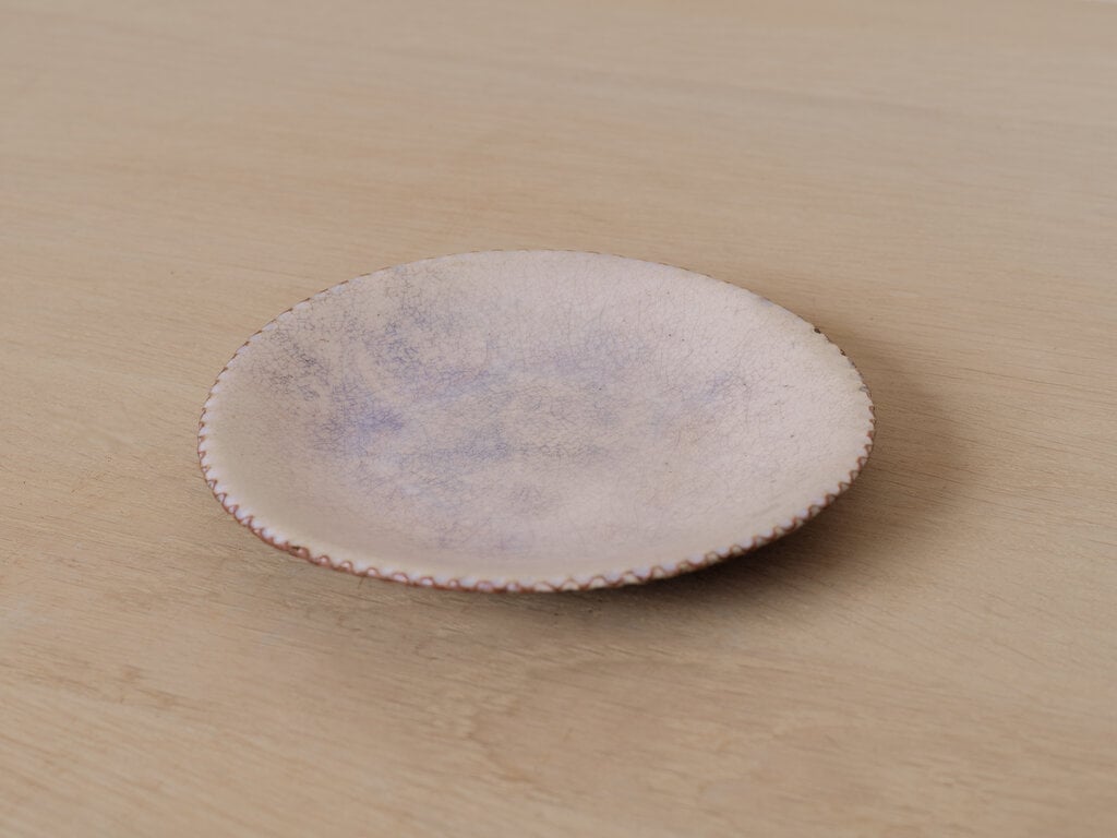 Yoji Yamada Small White Glaze Dish 23