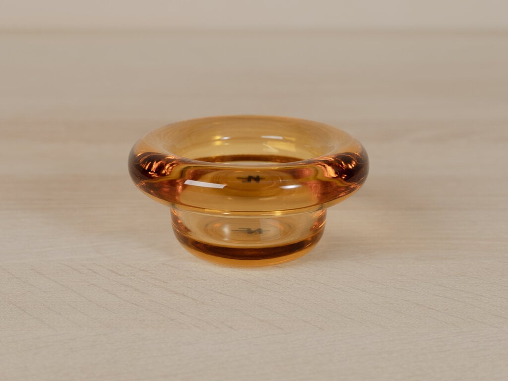 Nedre Foss Sirkel Tealight Holder (Amber)