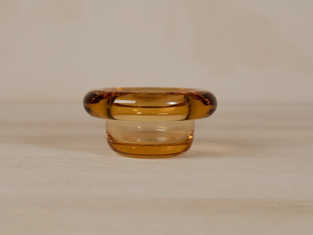 Nedre Foss Sirkel Tealight Holder (Amber)