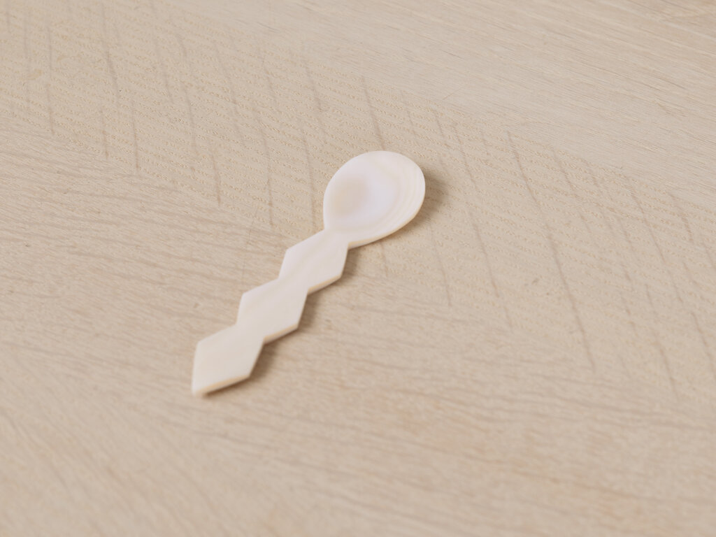 Jurgen Lehl Hand Carved Shell Spoon