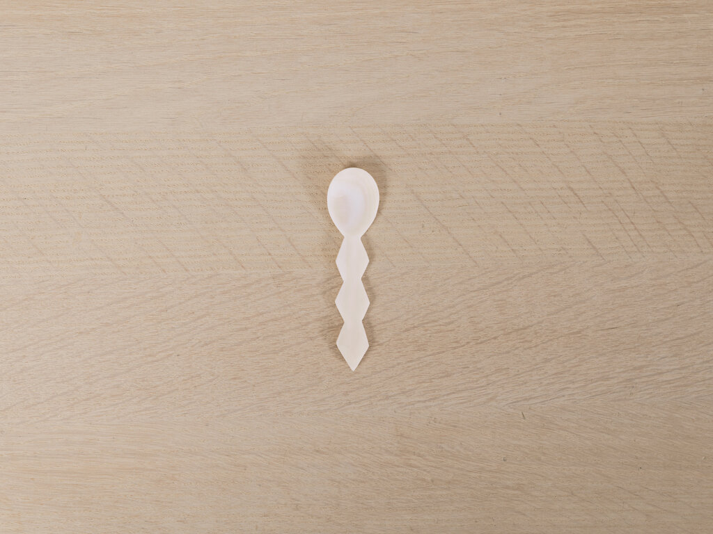 Jurgen Lehl Hand Carved Shell Spoon