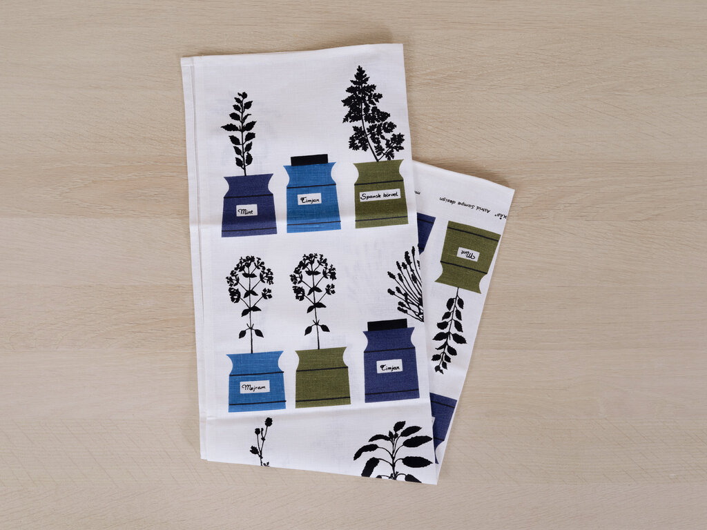 Almedahls Persons Kryddskåp Tea Towel