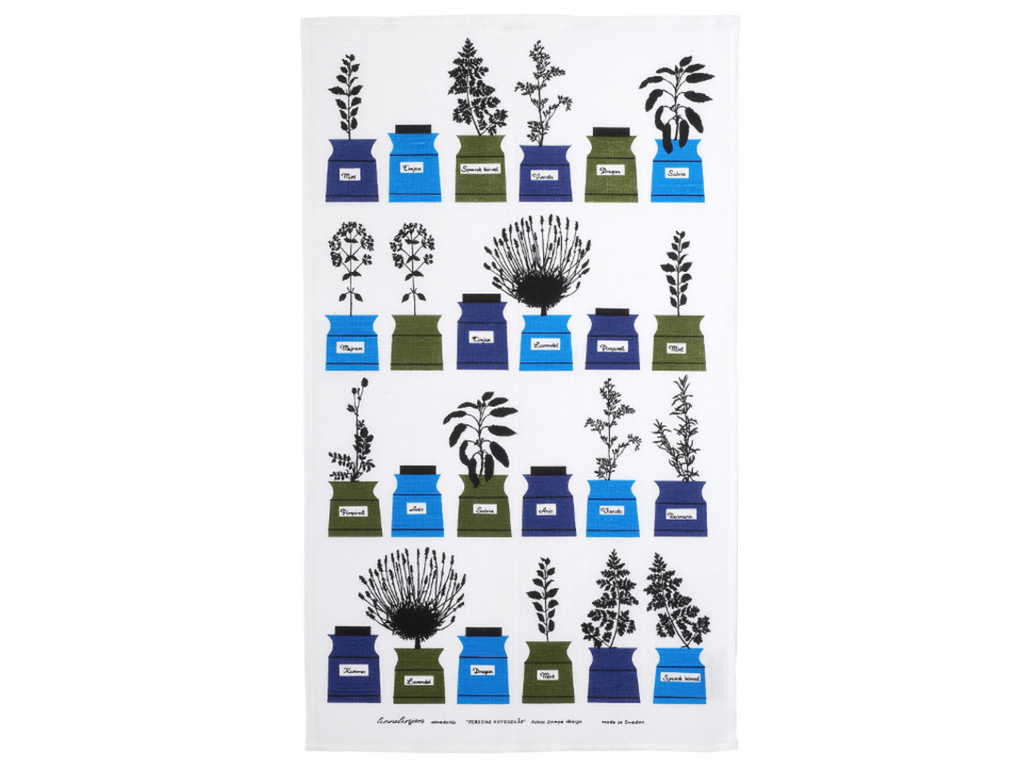 Almedahls Persons Kryddskåp Tea Towel