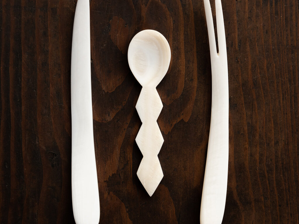 Jurgen Lehl Hand Carved Shell Pick