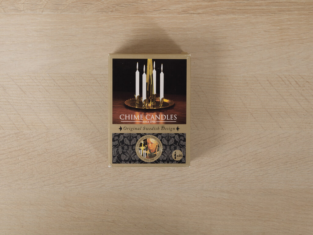 Swedish Angel Chime Candles, Box of 20