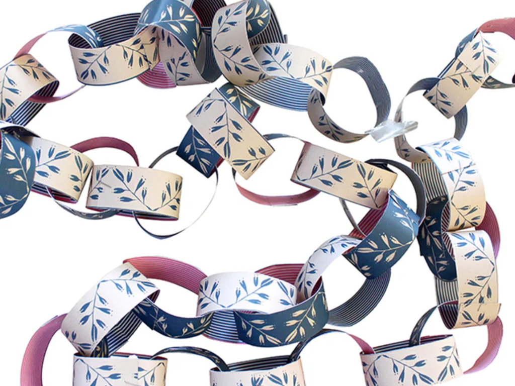 Swedish Paper Chain Garland