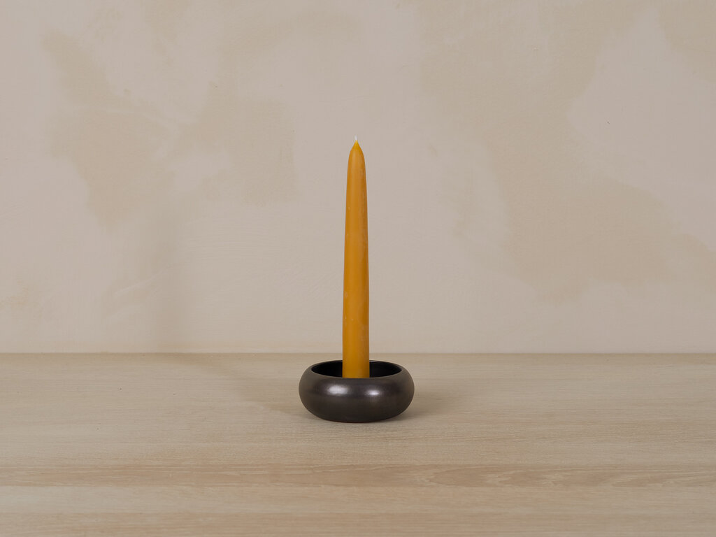 Carly Waito Candle Holder, Dark Bronze