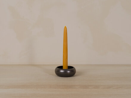 Carly Waito Candle Holder, Dark Bronze