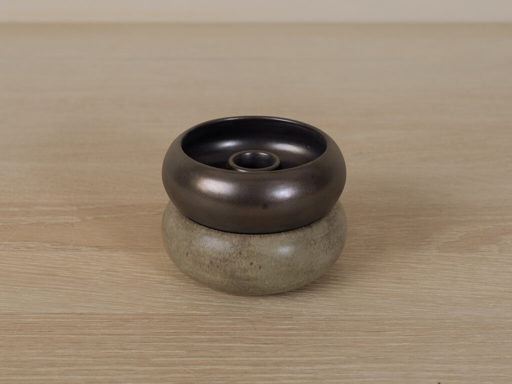 Carly Waito Candle Holder, Dark Bronze