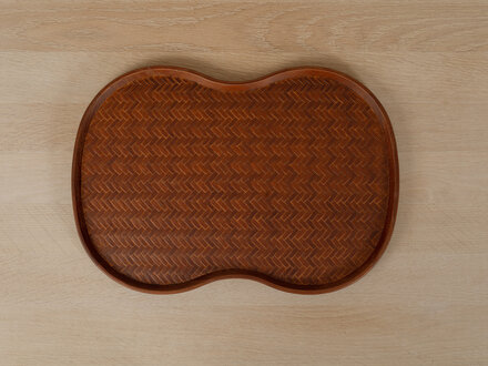 Kohchosai Kosuga Bamboo Ajiro Tray Large