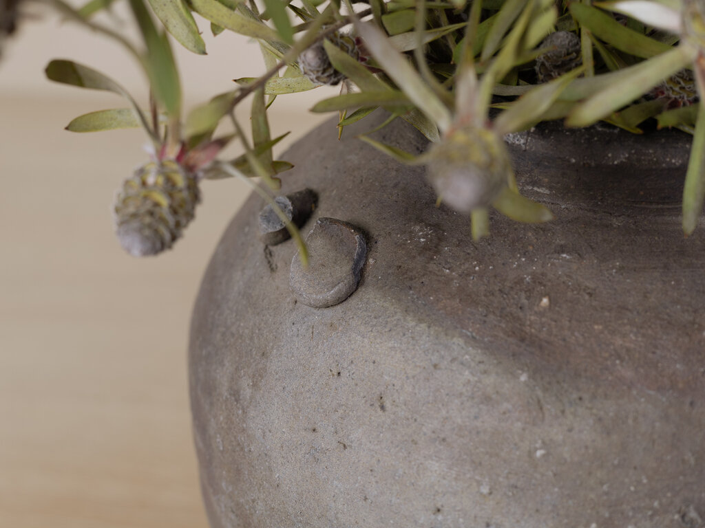 Antique Bizen Three-eared Vase