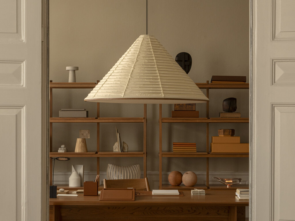Norm Architects for Karimoku Case N-PL01 Cone Washi Pendant Light (100cm)