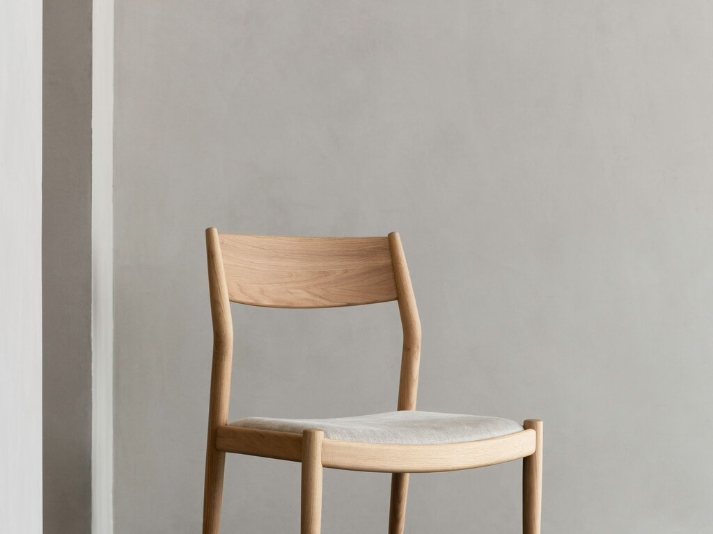 Norm Architects for Karimoku Case N-DC02 Kinuta Dining Chair (Upholstered)