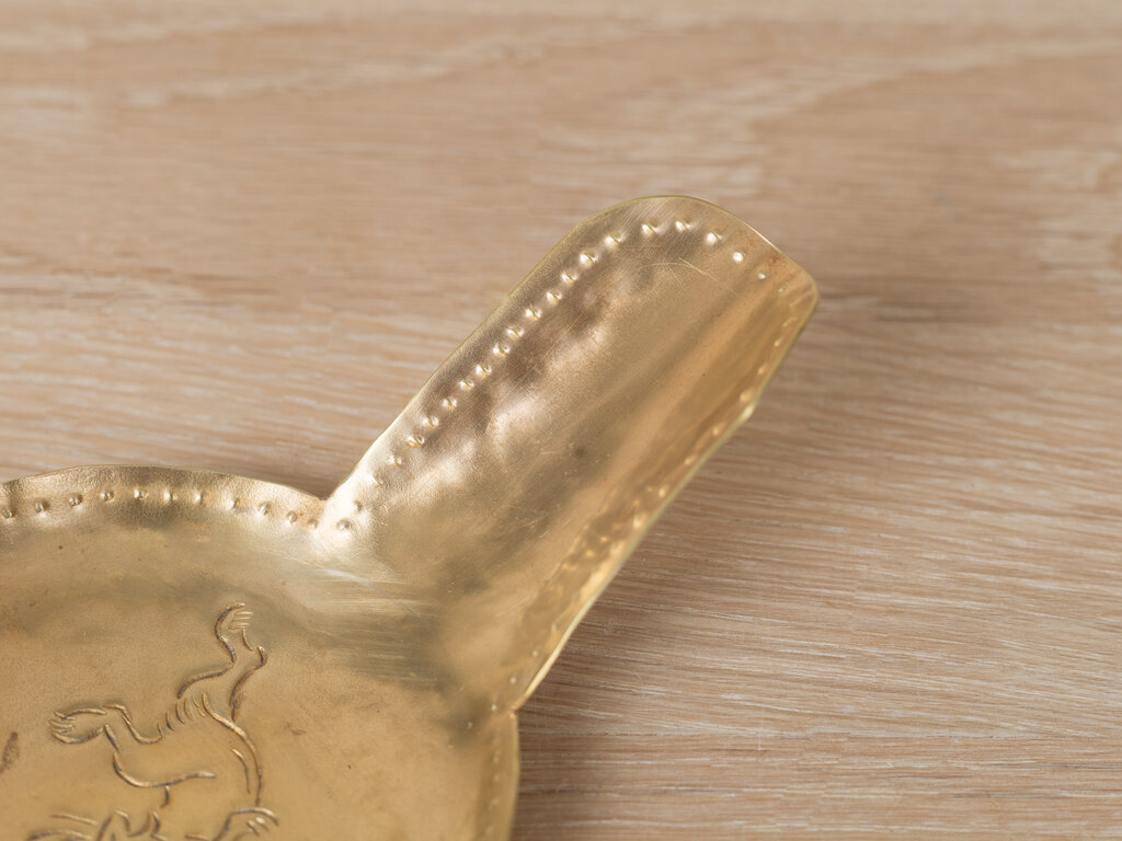 Mami Hasegawa Large Brass Spoon, Hare No. 1