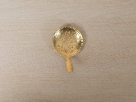 Mami Hasegawa Large Brass Spoon, Hare No. 3
