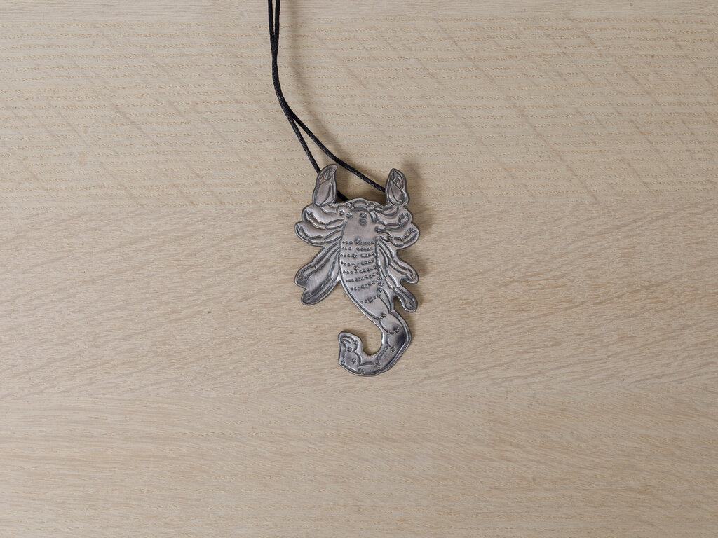 Mami Hasegawa Silver Pendant, Scorpio