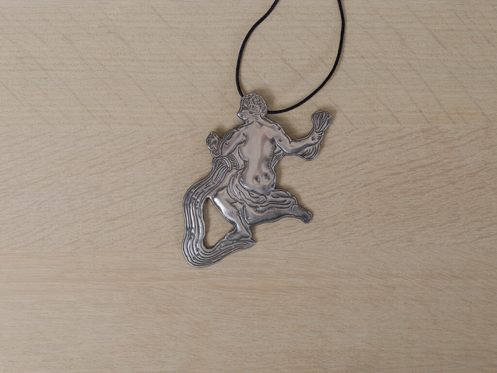 Mami Hasegawa Silver Pendant, Aquarius