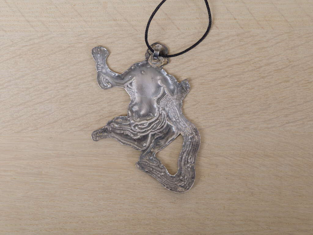 Mami Hasegawa Silver Pendant, Aquarius