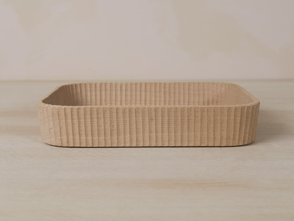 Deep Carved Tray by Shingo Tsukuda