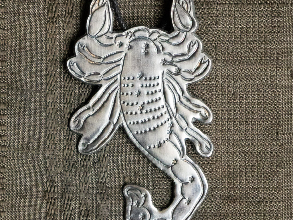Mami Hasegawa Silver Pendant, Scorpio