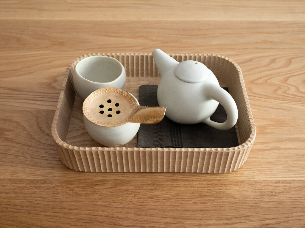 Mami Hasegawa Large Brass Spoon w Perforations