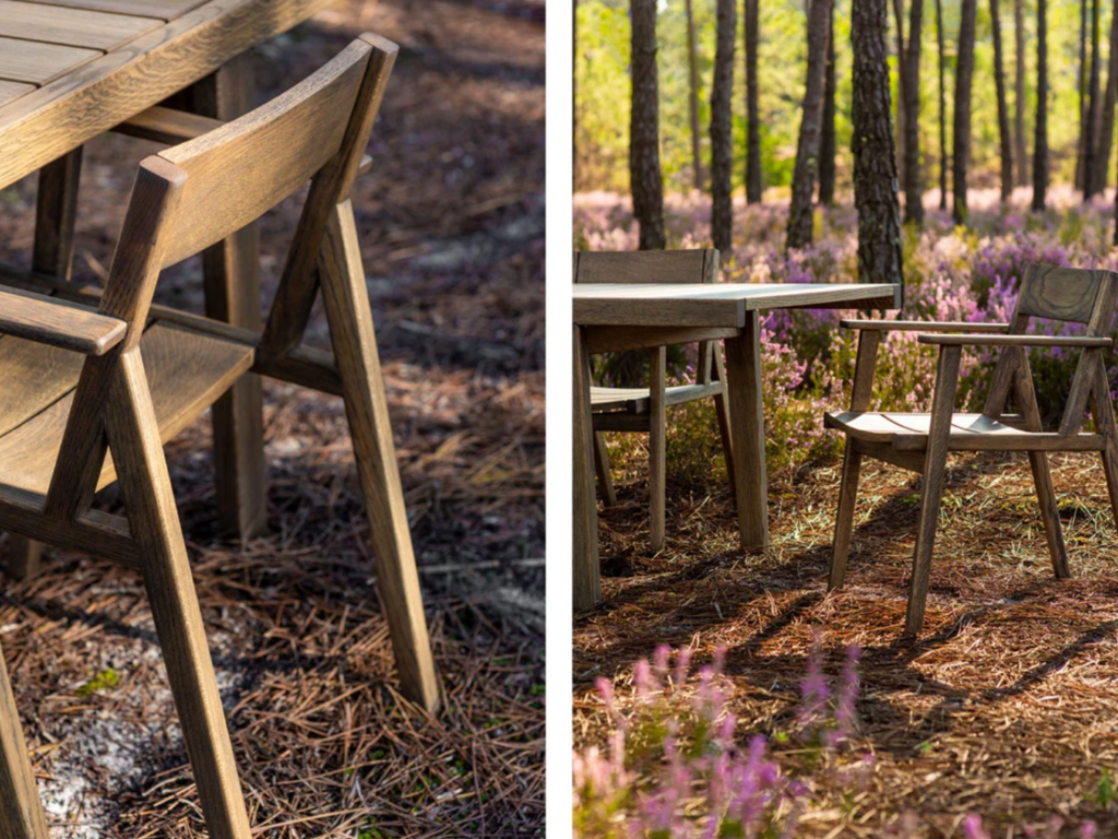 Neri & Hu for De La Espada 575S Outdoor Dining Armchair