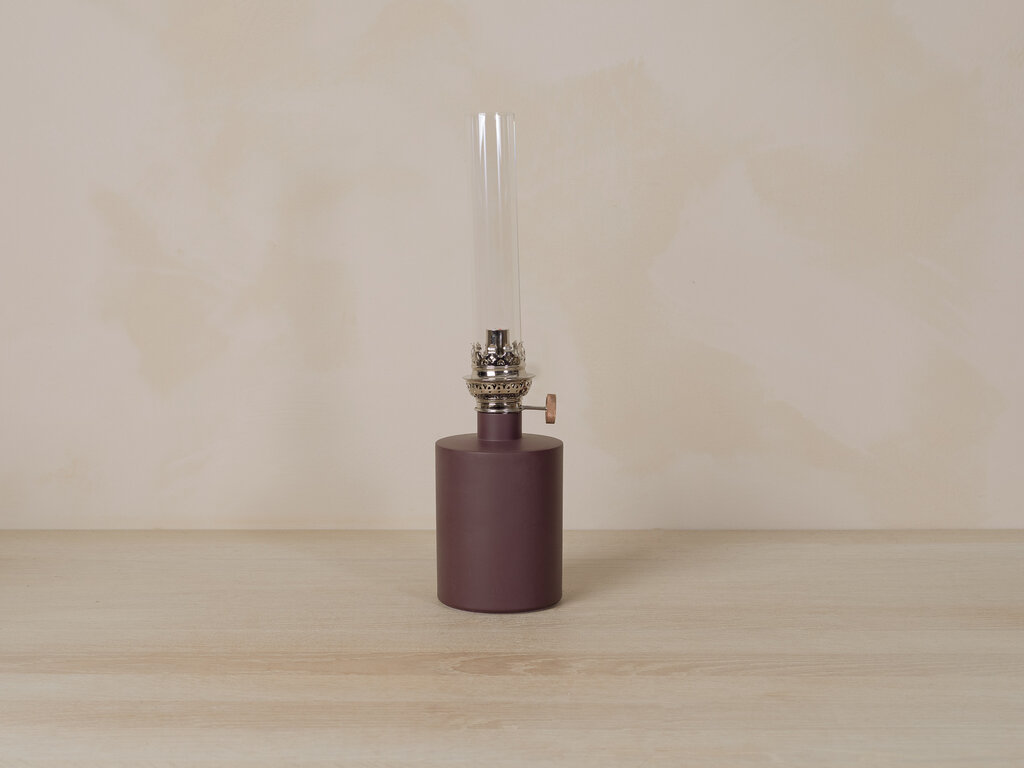 Broberg & Ridderstrål for Klong Patina Oil Lamp Small, Dark Red