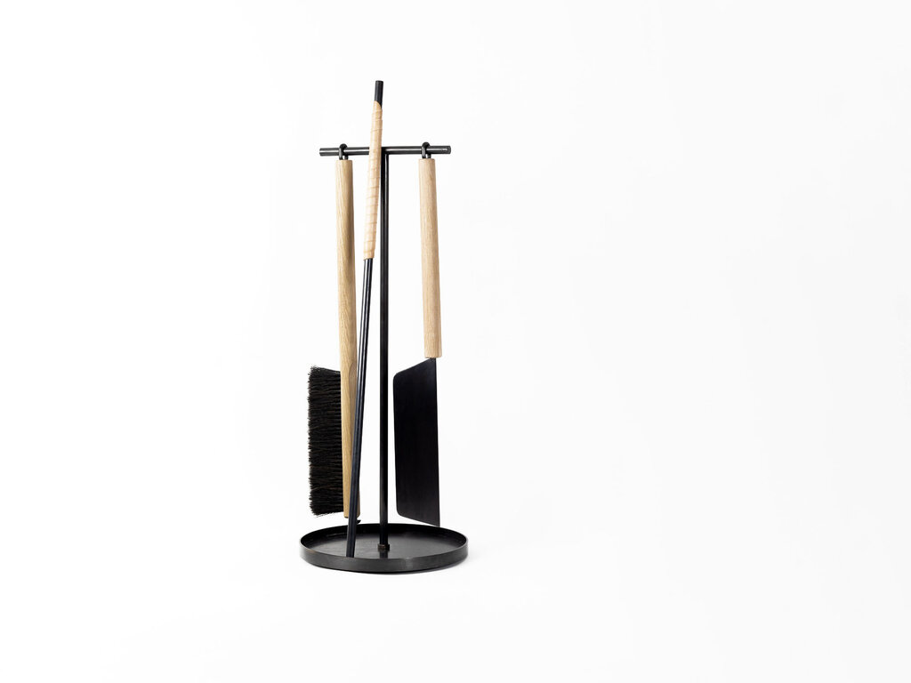 Thom Fougere for Mjölk Blackened Fire Tools, Oak