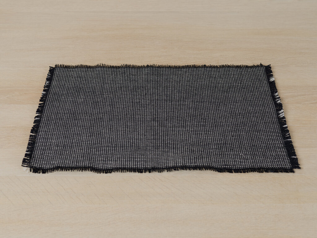 Mourne Textiles Mourne Check Placemats (Slate, Set of 4)