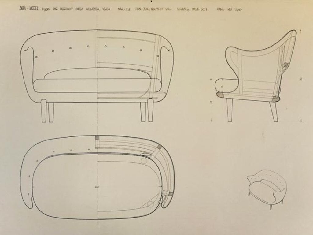 Finn Juhl Willadsen Sofa