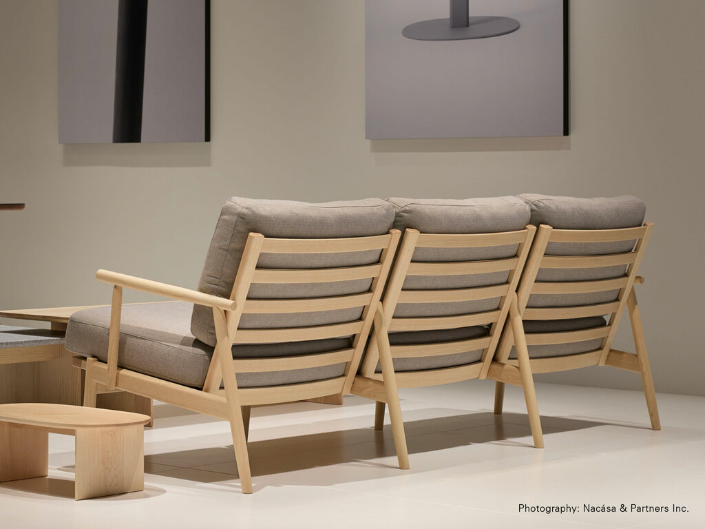 Jasper Morrison for Maruni Lightwood Three-Seater Sofa