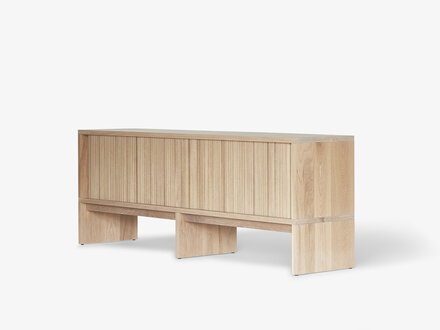 Thom Fougere for Mjölk Tambour Credenza (White Oak)