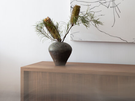 Rimpei Watanabe Bizen Jar No. 1