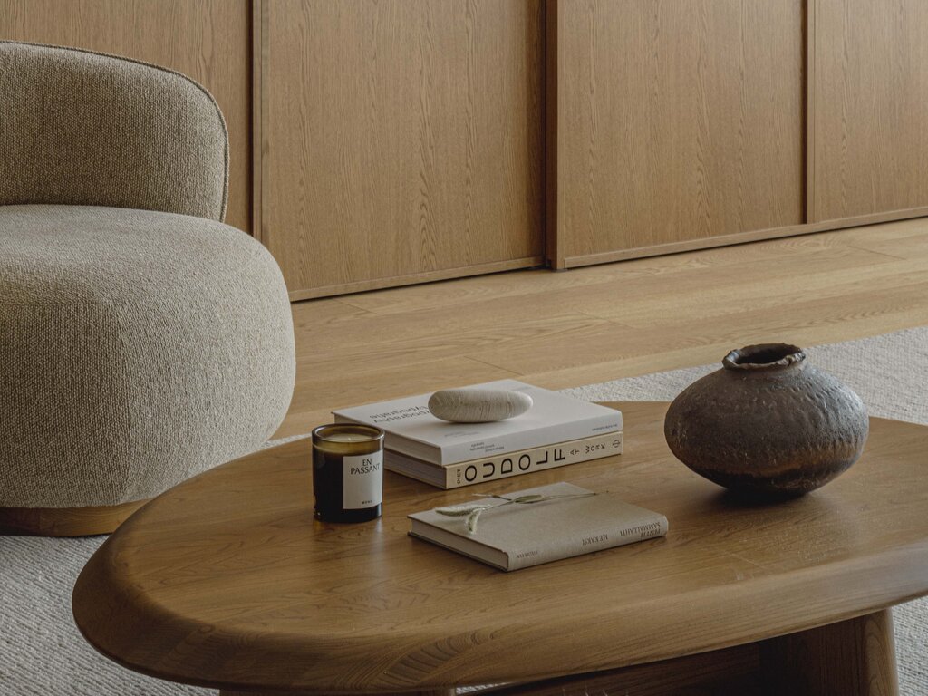 N-CT04 coffee table, pure oak - Mjölk