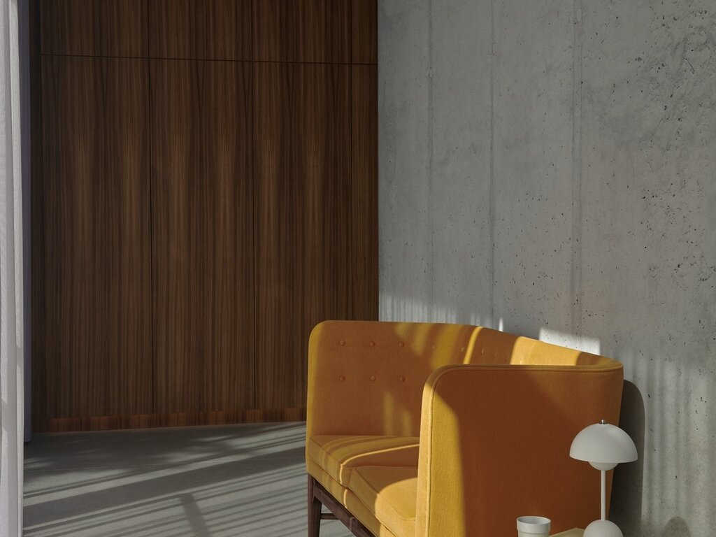 Arne Jacobsen for &Tradition Mayor AJ6 Two Seater Sofa