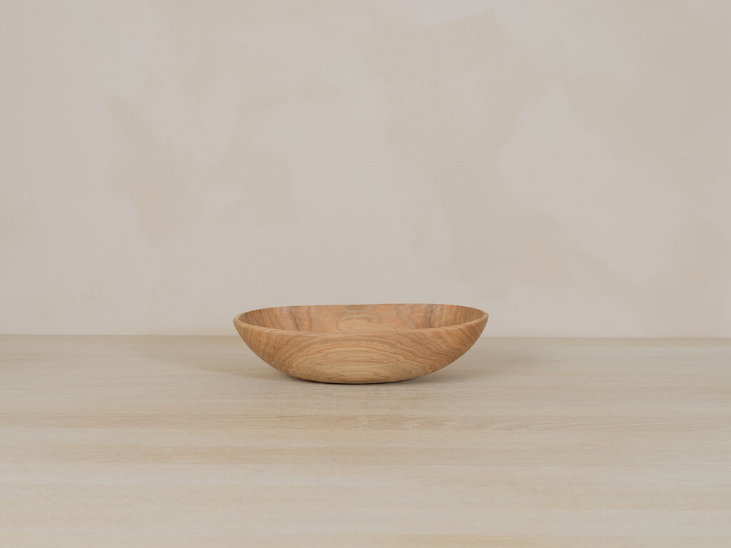 Tomii Takashi Japanese Walnut Oval Bowl