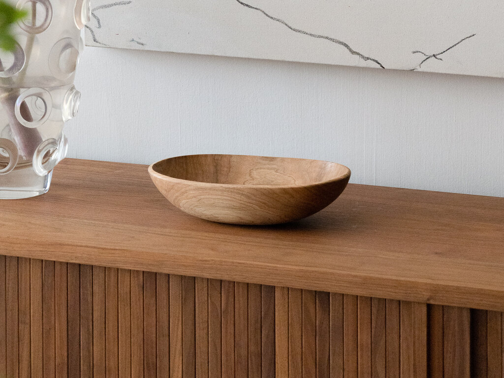Tomii Takashi Japanese Walnut Oval Bowl