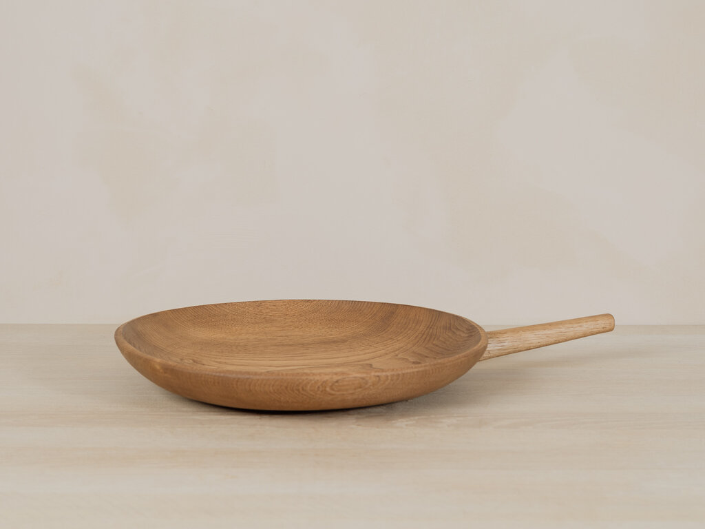 Tomii Takashi Chestnut Serving Bowl w/ Handle
