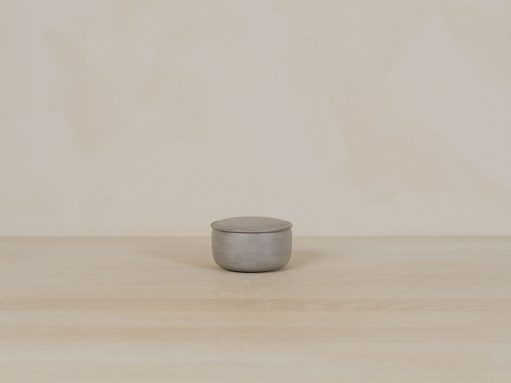 Tomii Takashi White Urushi Lidded Container, Magnolia