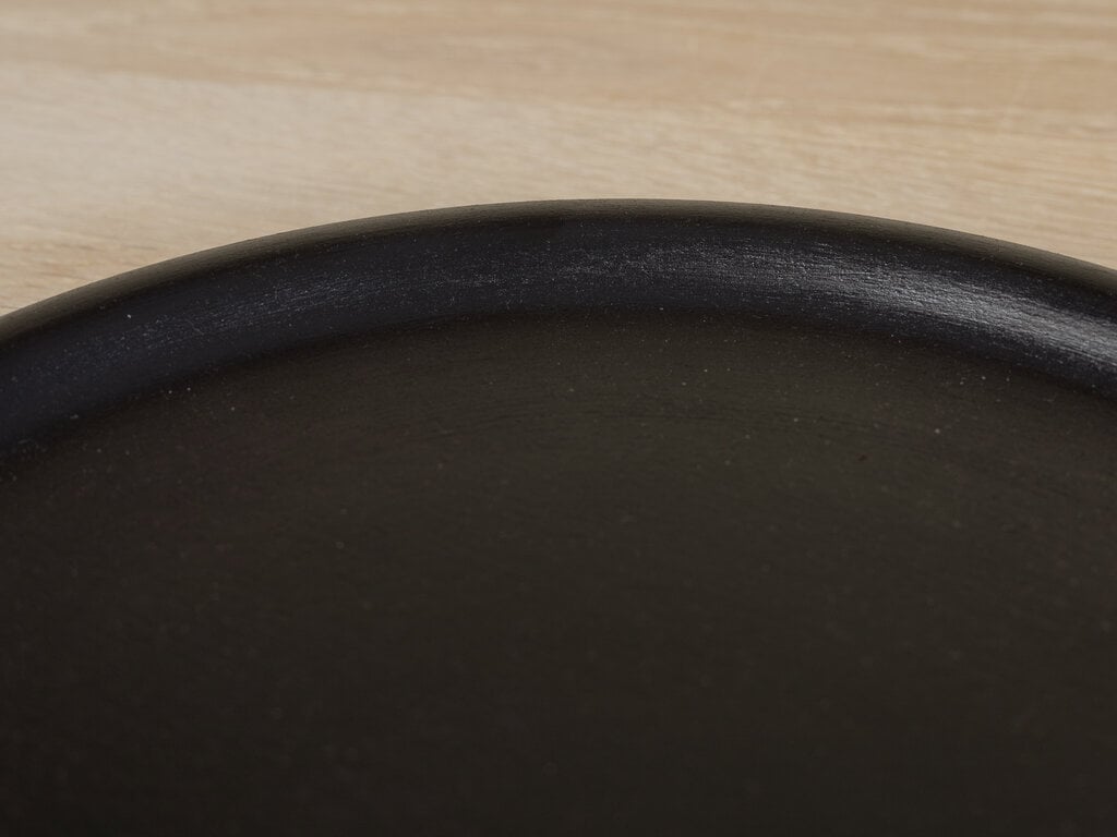 Tomii Takashi Round Black Urushi Sake Tray