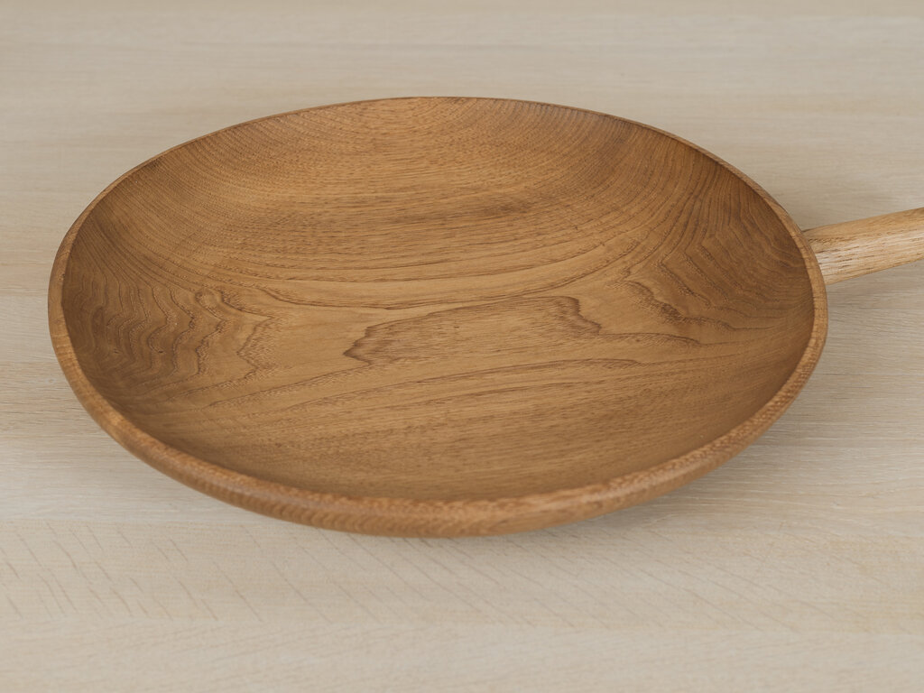 Tomii Takashi Chestnut Serving Bowl w/ Handle