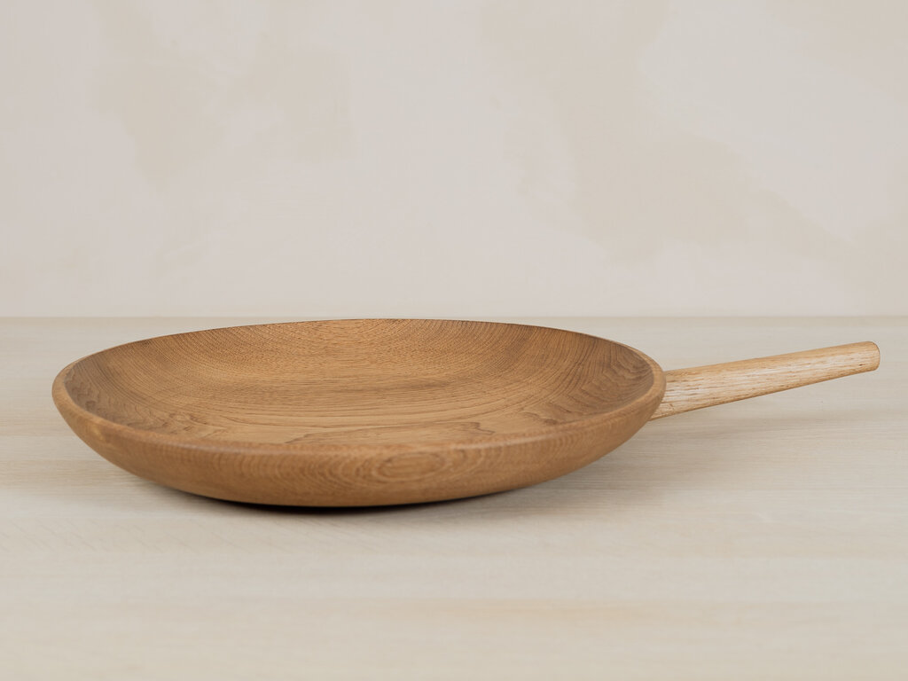 Tomii Takashi Chestnut Serving Bowl w/ Handle