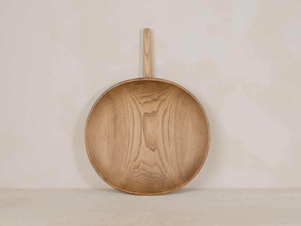 Tomii Takashi Chestnut Serving Bowl w/ Handle