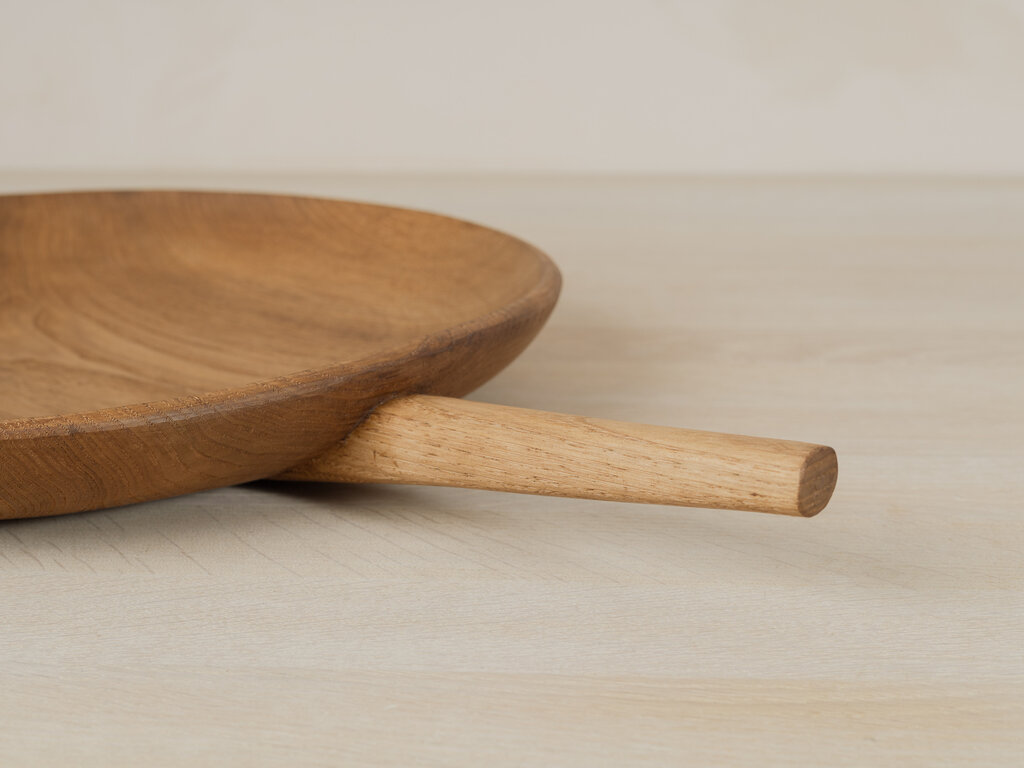 Tomii Takashi Chestnut Serving Bowl w/ Handle