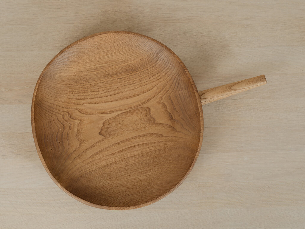 Tomii Takashi Chestnut Serving Bowl w/ Handle