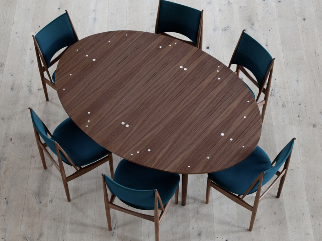 Finn Juhl Silver Extension Table