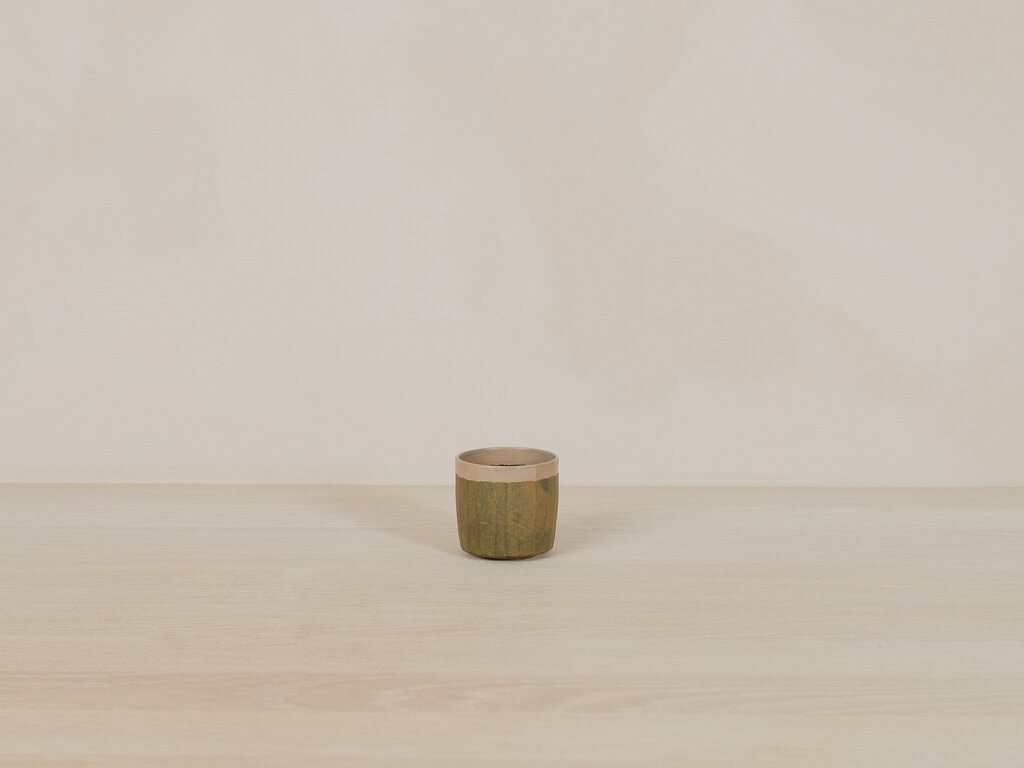 Takashi Tomii, yellow sake cup