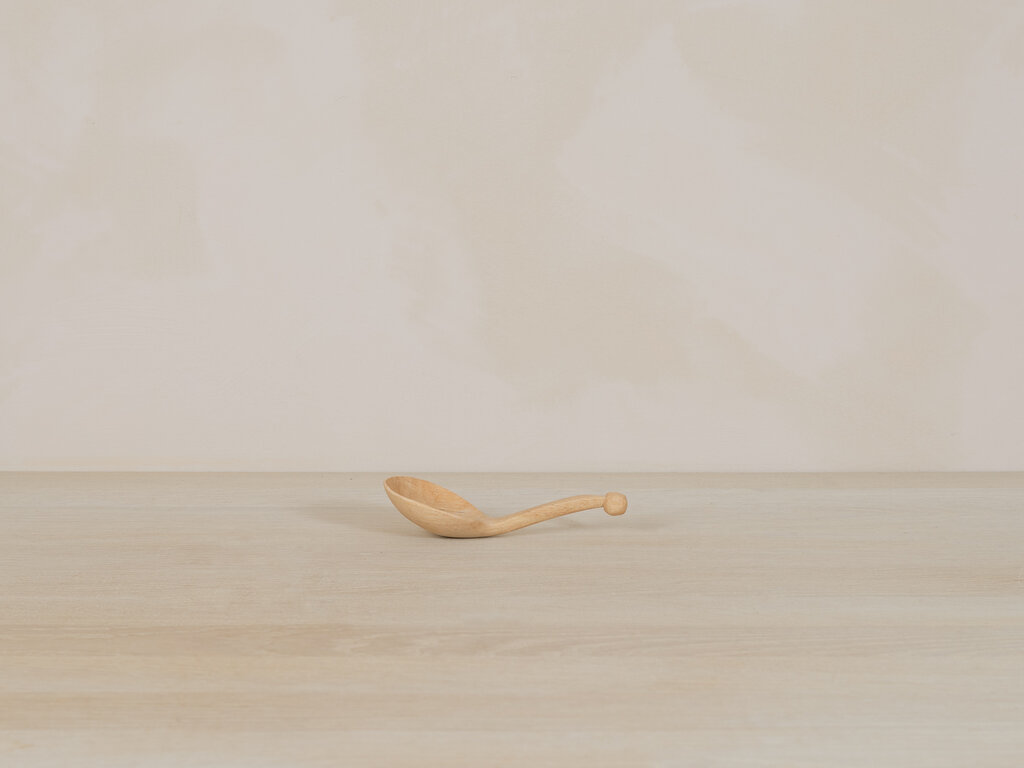 Takashi Tomii, kaki persimmon carved spoon (natural)