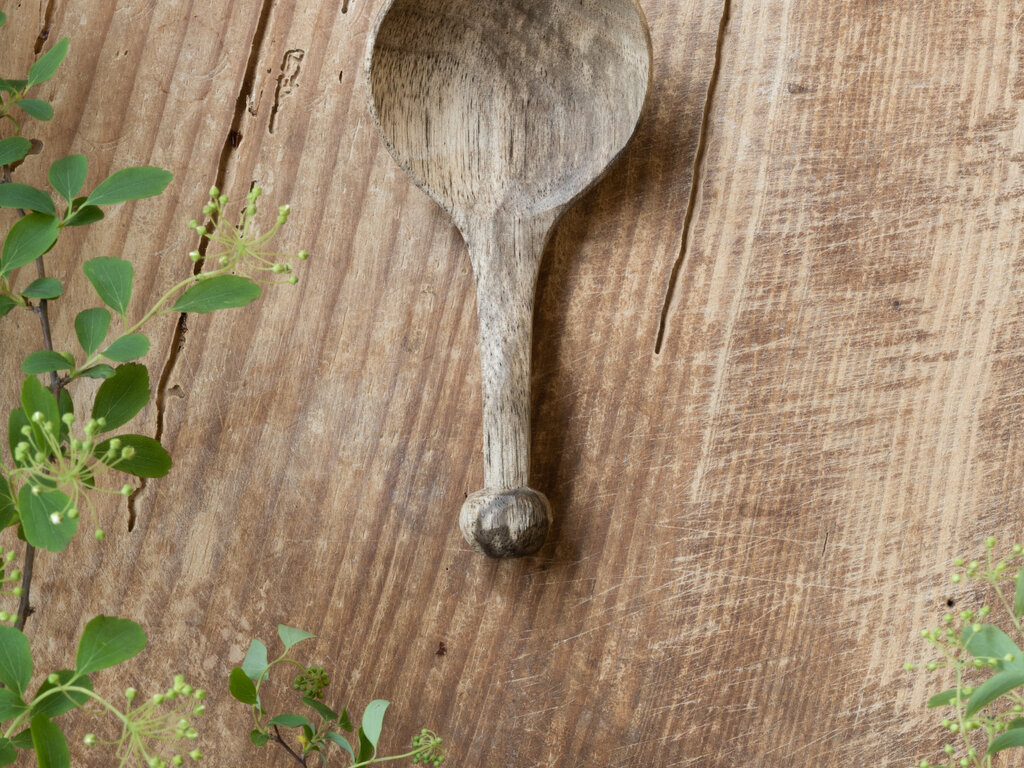 Tomii Takashi Kaki Spoon, Persimmon (silver)