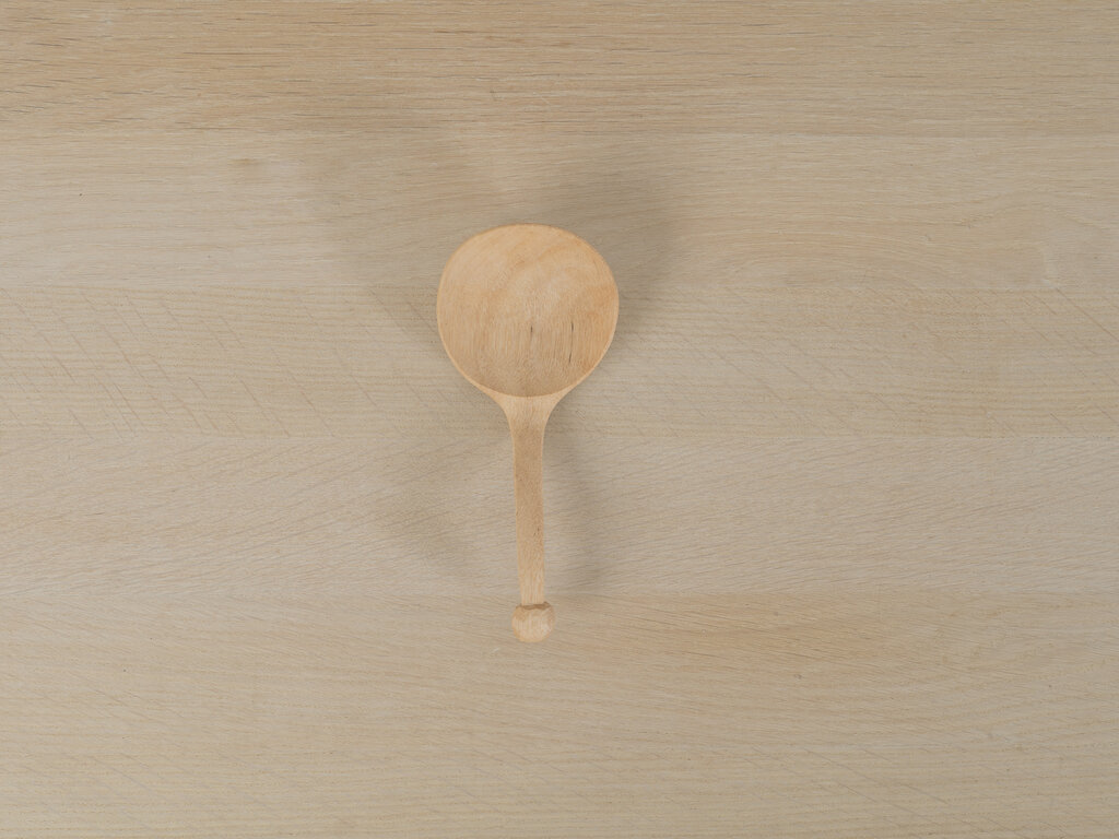 Takashi Tomii, kaki persimmon carved spoon (natural)